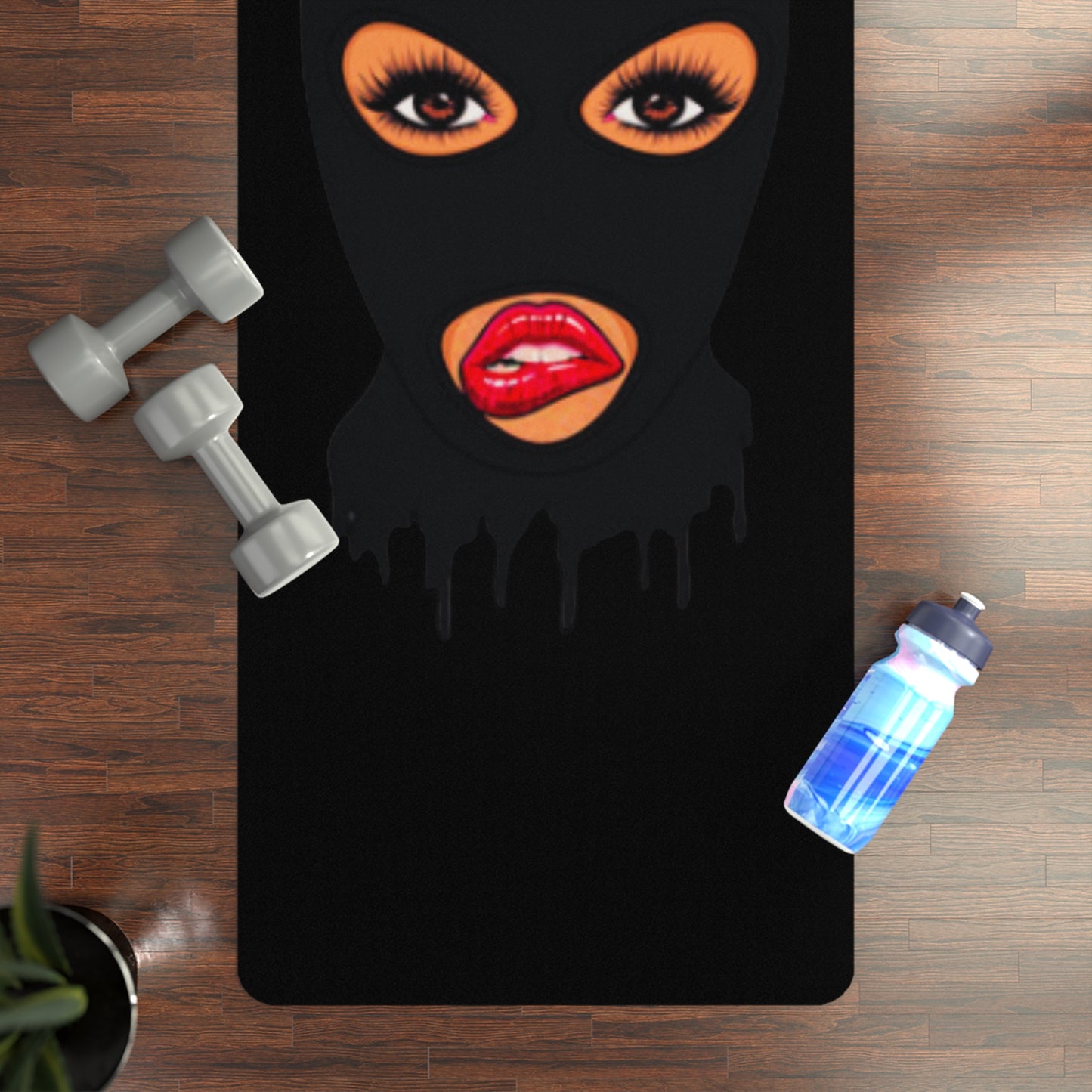 God Got Me2 Rubber Yoga Mat