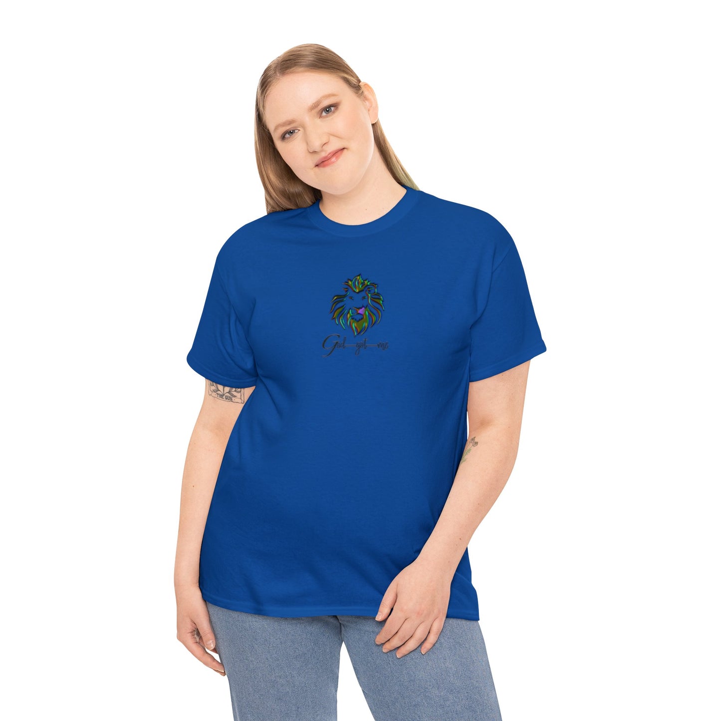 God Got Me Heavy Cotton T-shirt