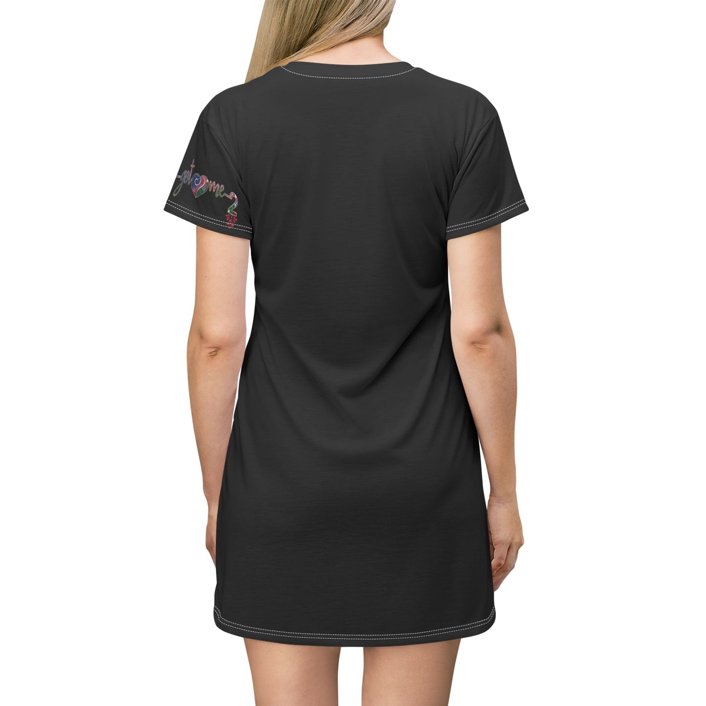 Christian T-Shirt Dress — "Mighty Warrior for Christ" Graphic
