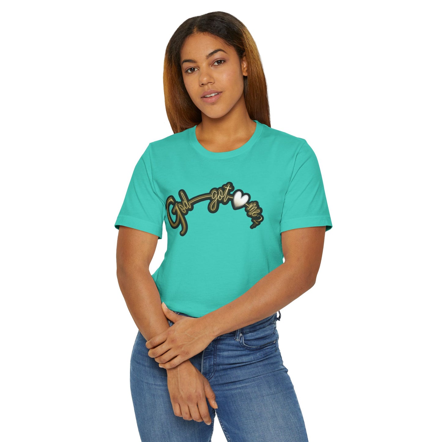 God Got Me2 Unisex Jersey T-Shirt with Classic Design