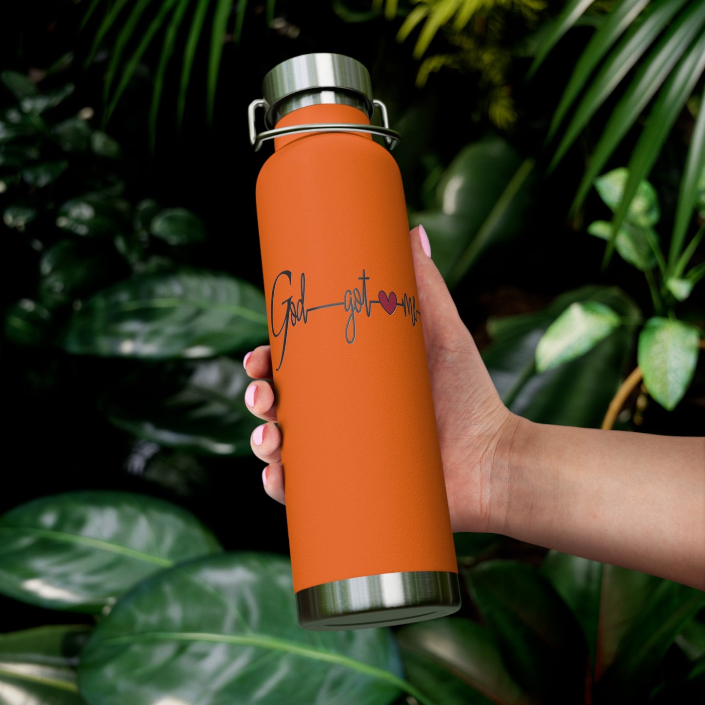 God Got Me2 Copper Vacuum Insulated Bottle, 22oz