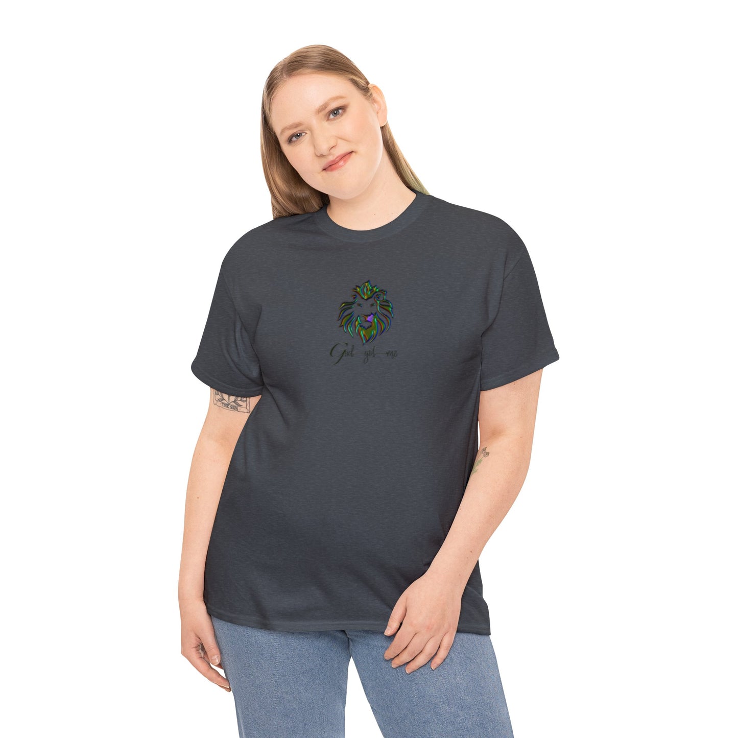 God Got Me Heavy Cotton T-shirt