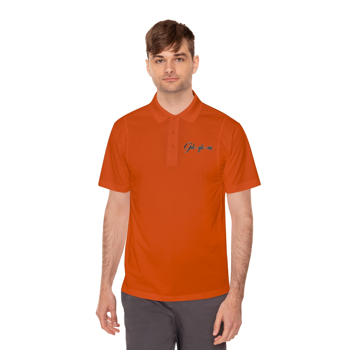 Men's God Got Me Sport Polo Shirt