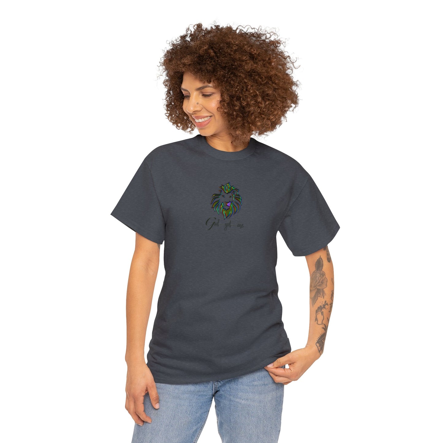God Got Me Heavy Cotton T-shirt