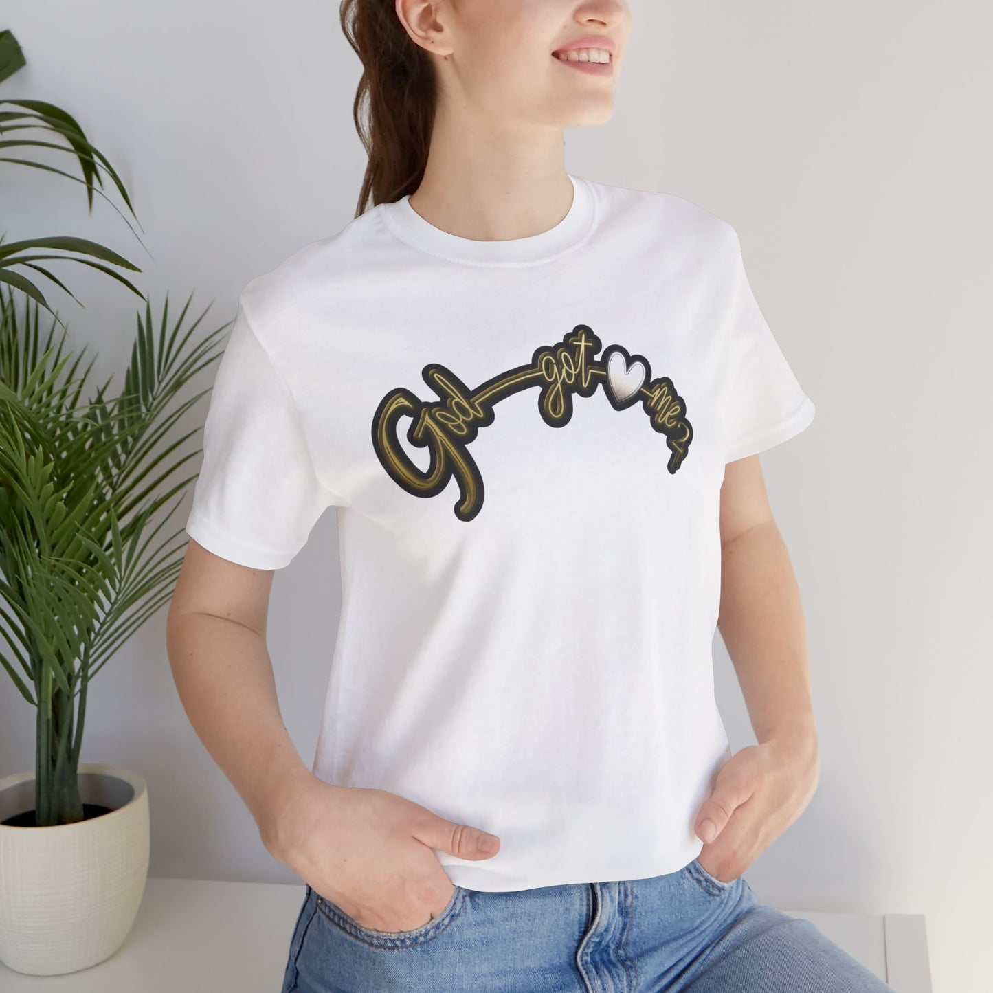 God Got Me2 Unisex Jersey T-Shirt with Classic Design