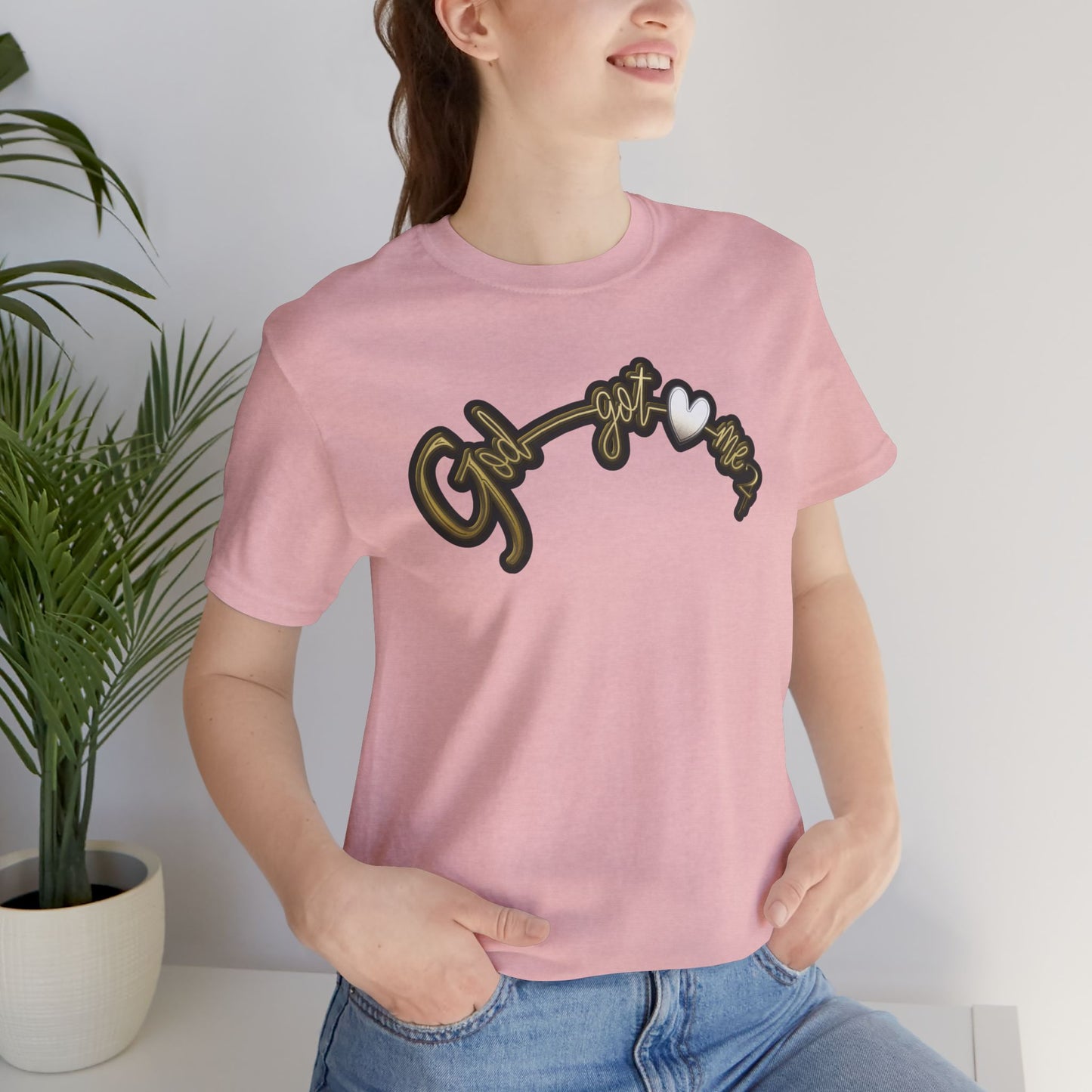 God Got Me2 Unisex Jersey T-Shirt with Classic Design