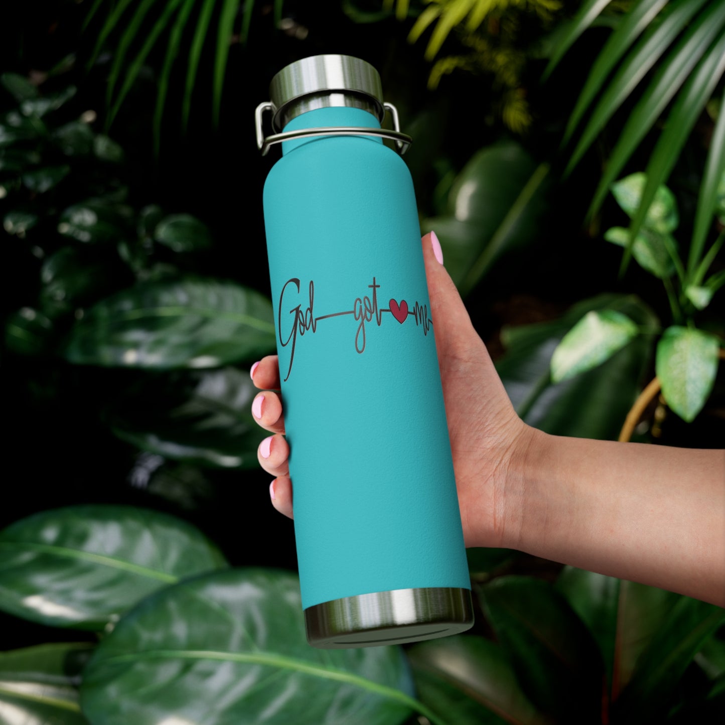 God Got Me2 Copper Vacuum Insulated Bottle, 22oz