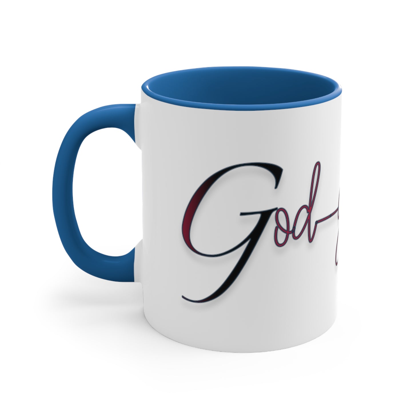 God Got Me Accent Coffee Mug, 11oz