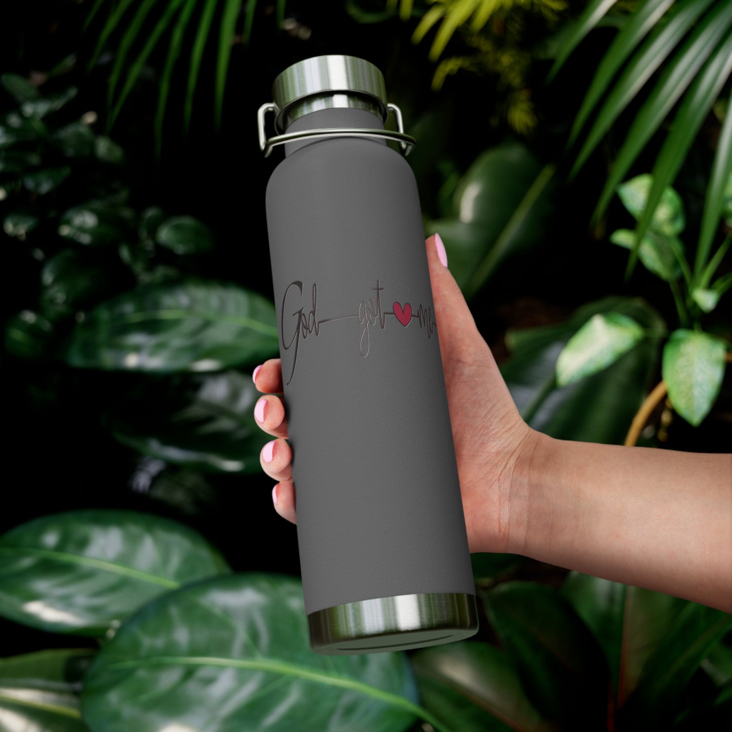 God Got Me2 Copper Vacuum Insulated Bottle, 22oz