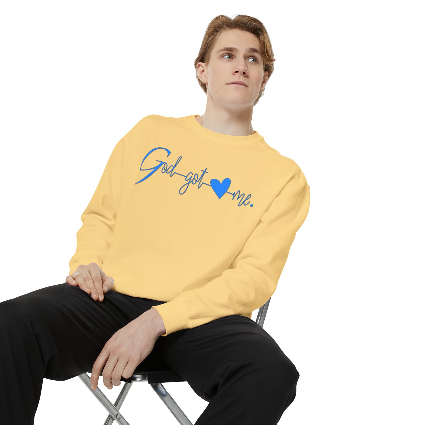 God Got Me Unisex Garment-Sweatshirt