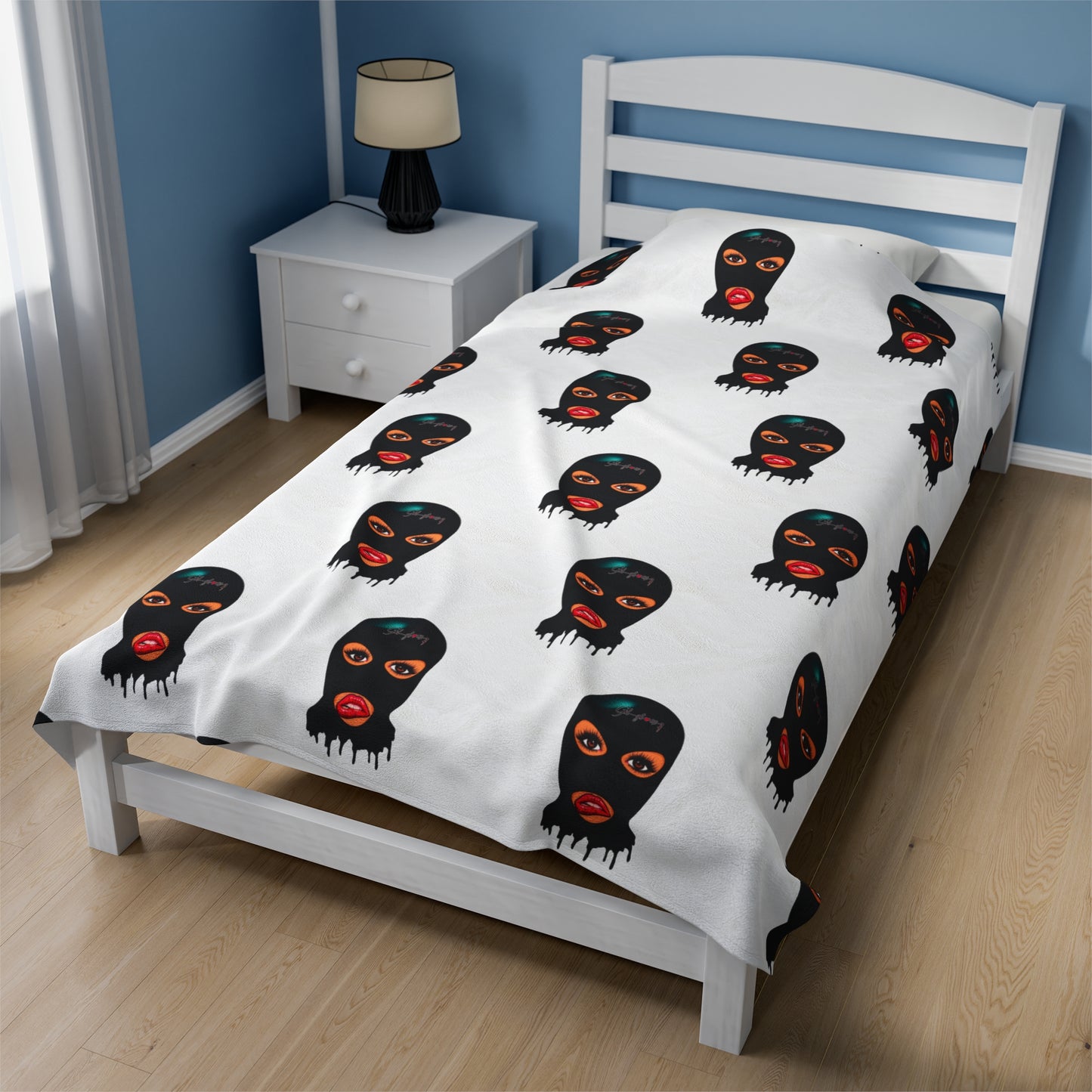 God Got Me Velveteen Plush Blanket