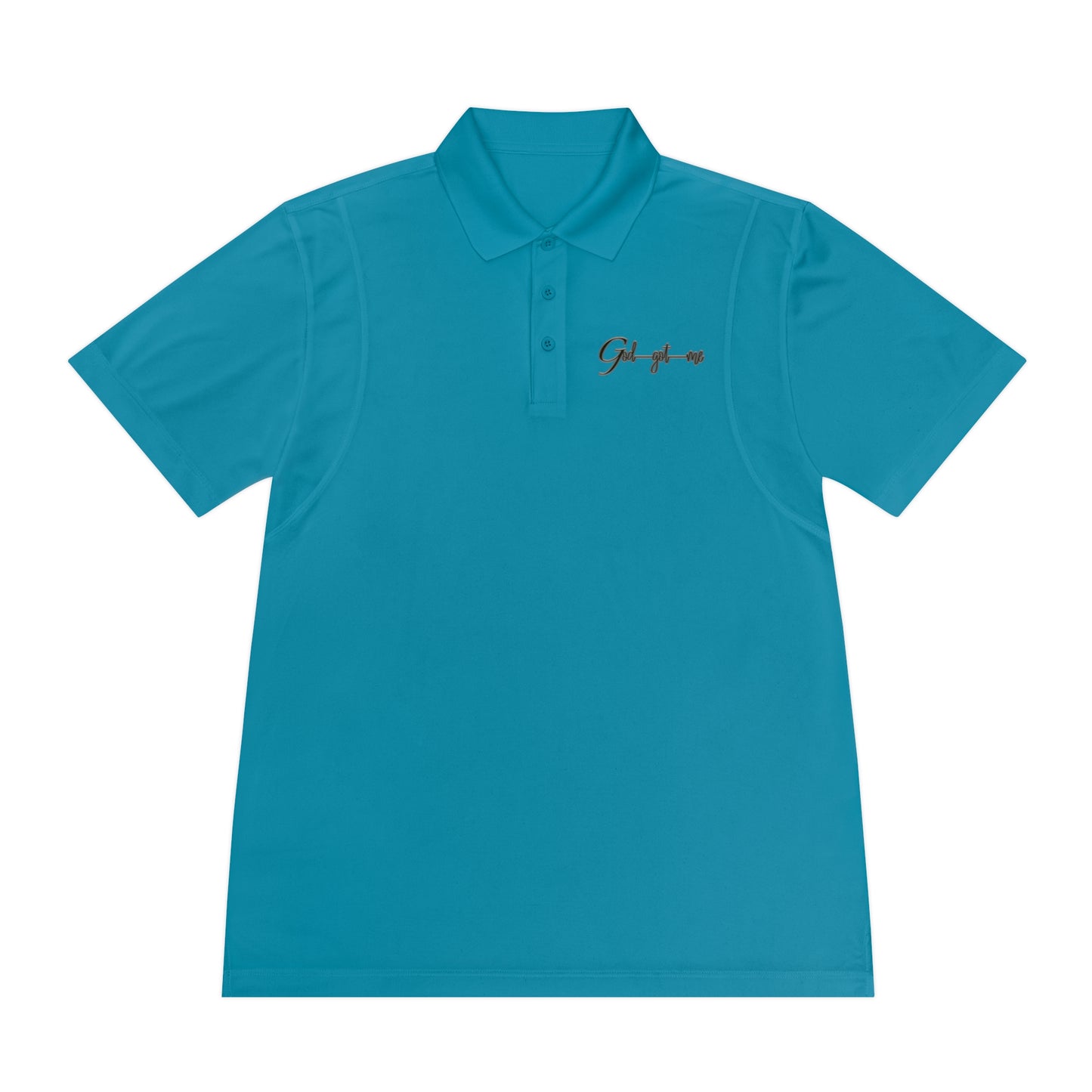 Men's God Got Me Sport Polo Shirt