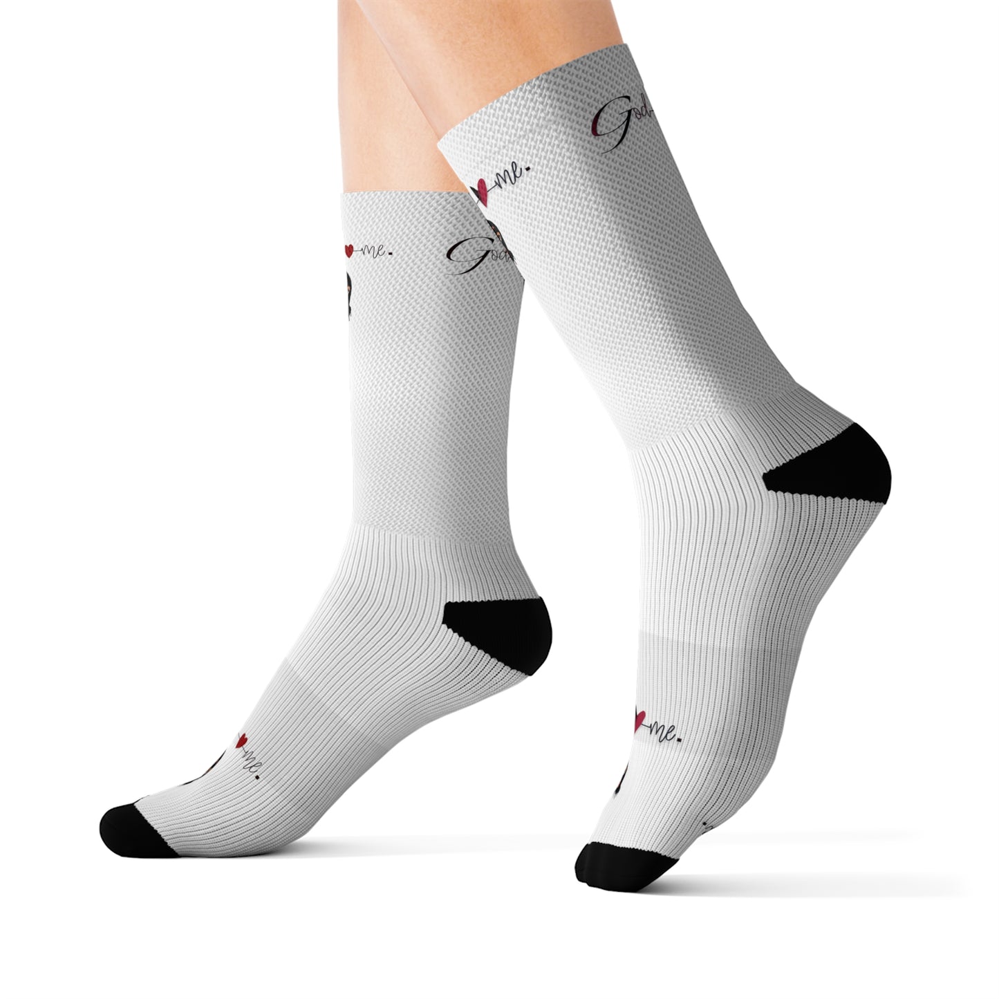 God Got Me Sublimation Socks
