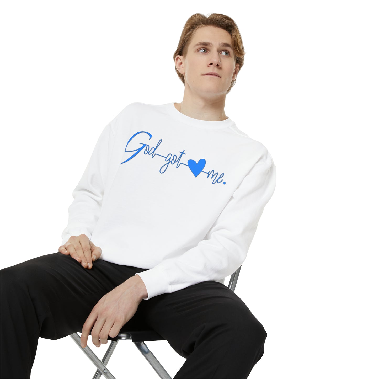 God Got Me Unisex Garment-Sweatshirt
