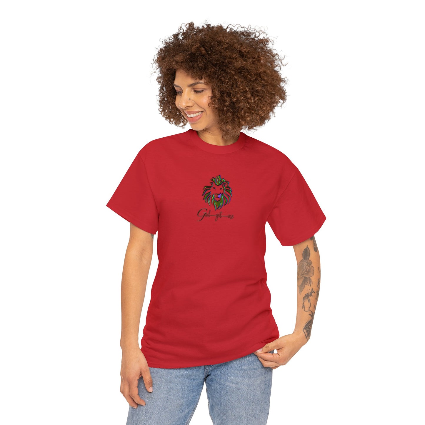 God Got Me Heavy Cotton T-shirt