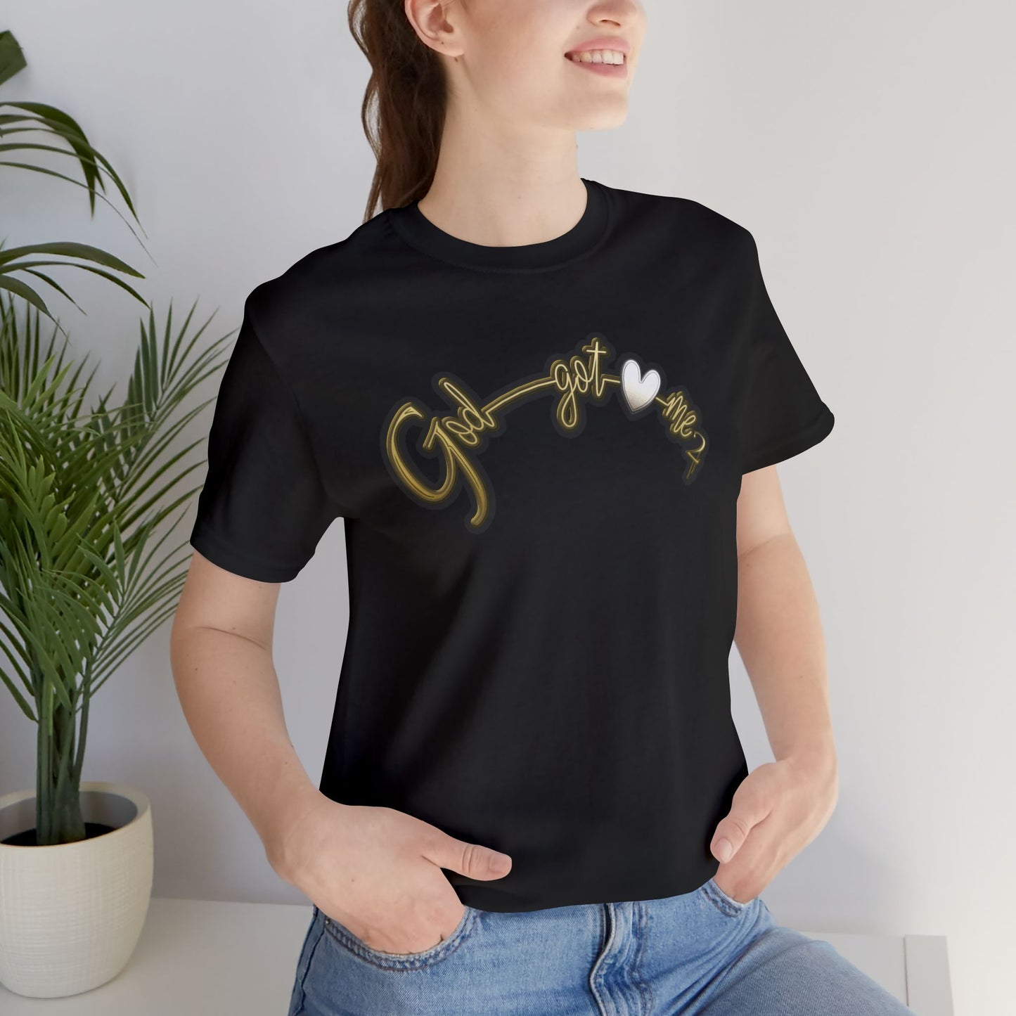 God Got Me2 Unisex Jersey T-Shirt with Classic Design