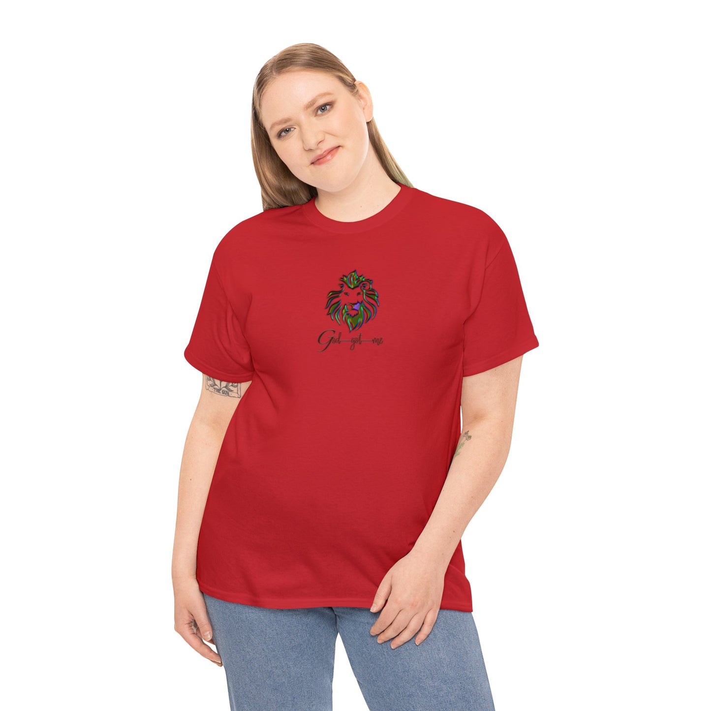 God Got Me Heavy Cotton T-shirt