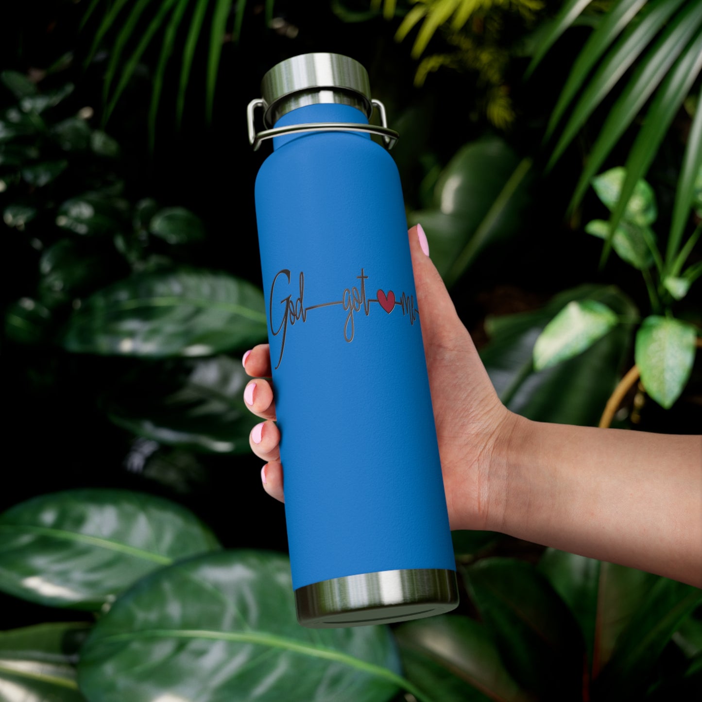 God Got Me2 Copper Vacuum Insulated Bottle, 22oz