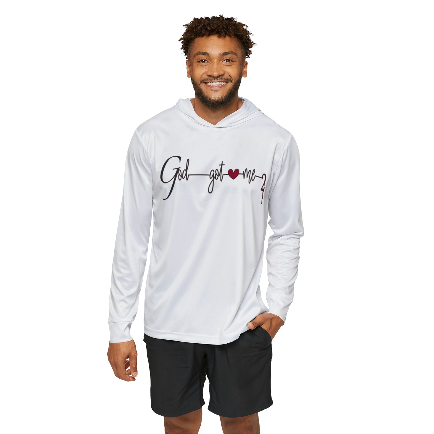 Men's Sports Warmup God Got Me2 Hoodie (AOP)