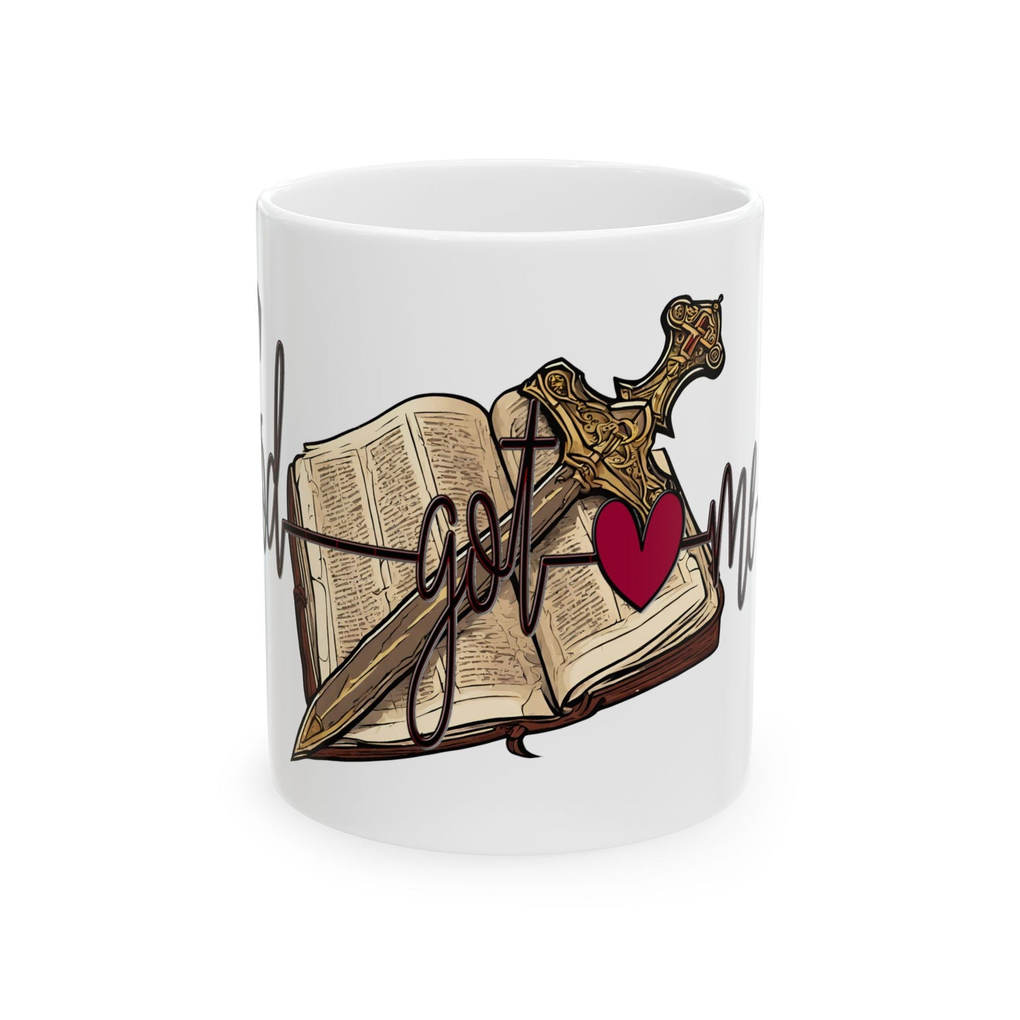 Mug - 'God Got Me2' Inspirational Ceramic Mug (11oz, 15oz)