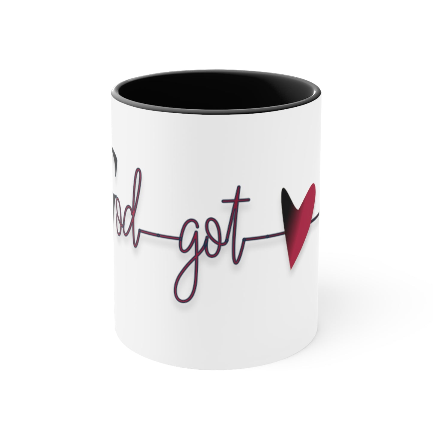 God Got Me Accent Coffee Mug, 11oz