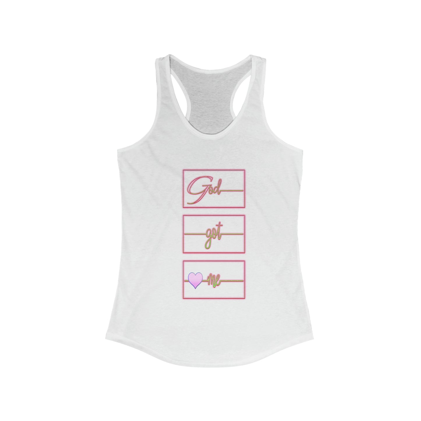 Women's God Got Me Ideal Racerback Tank