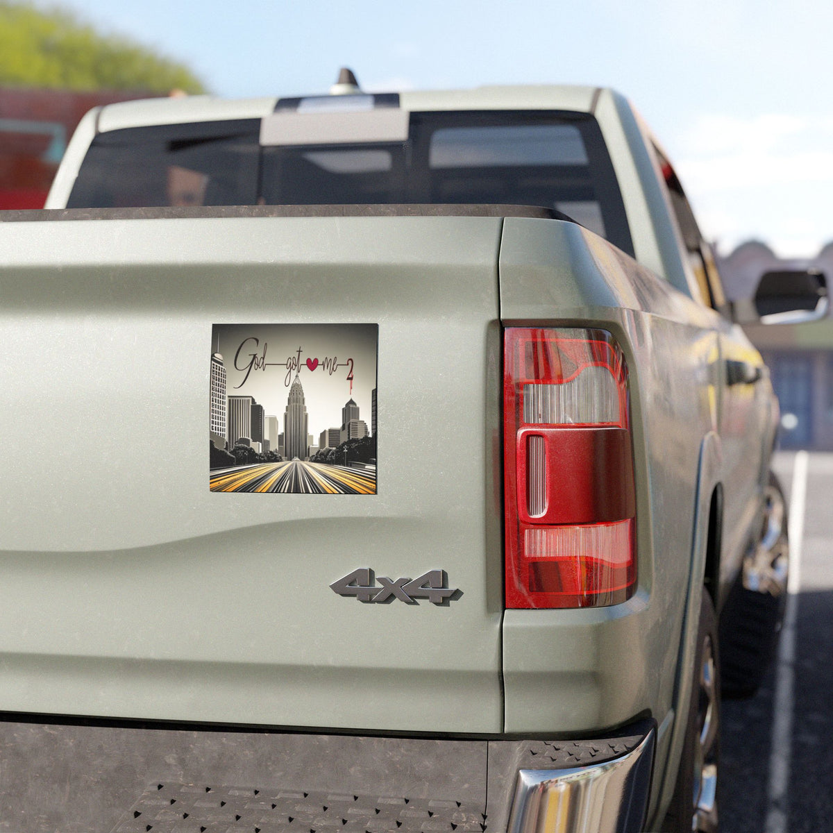 God Got Me2 Car Magnet, Inspirational Magnet for Cars, Christian Gift, Faith-Based Car Decor, Unique Automotive Accessories