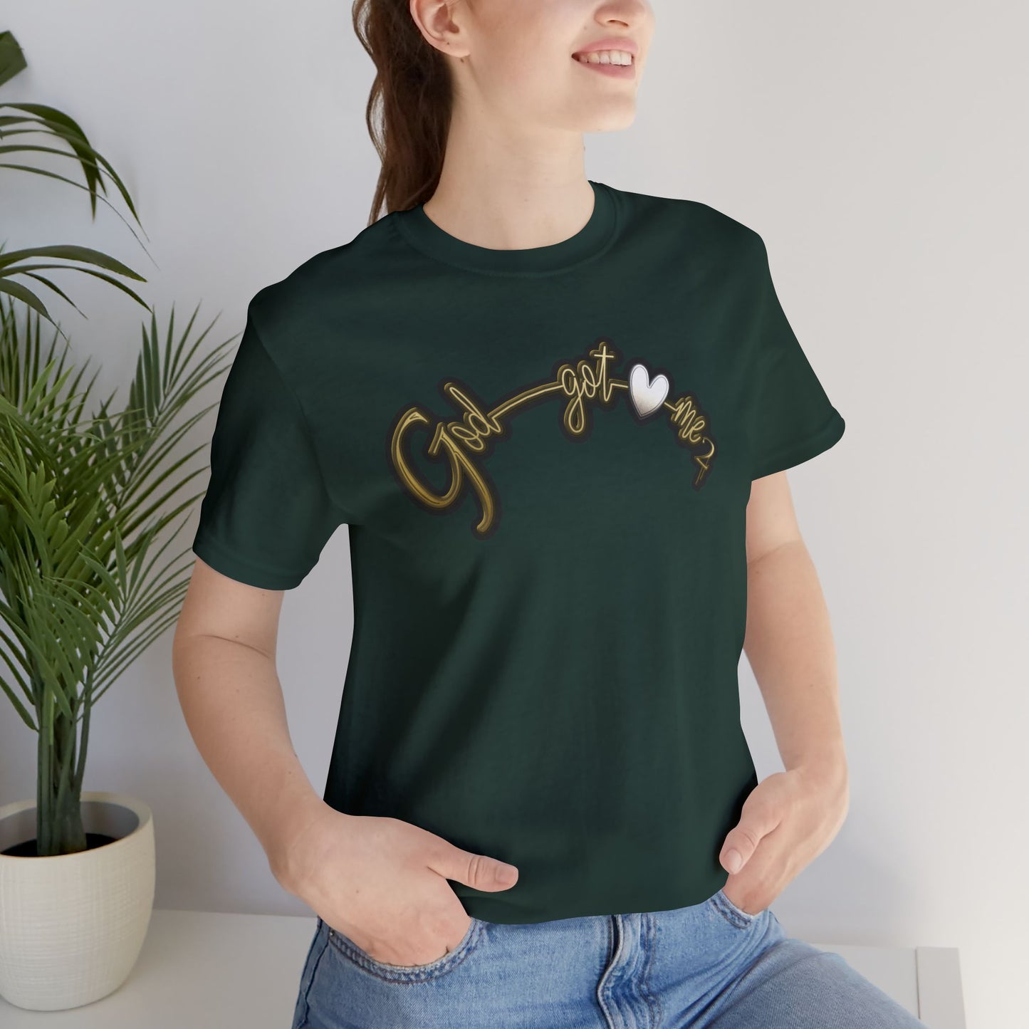 God Got Me2 Unisex Jersey T-Shirt with Classic Design