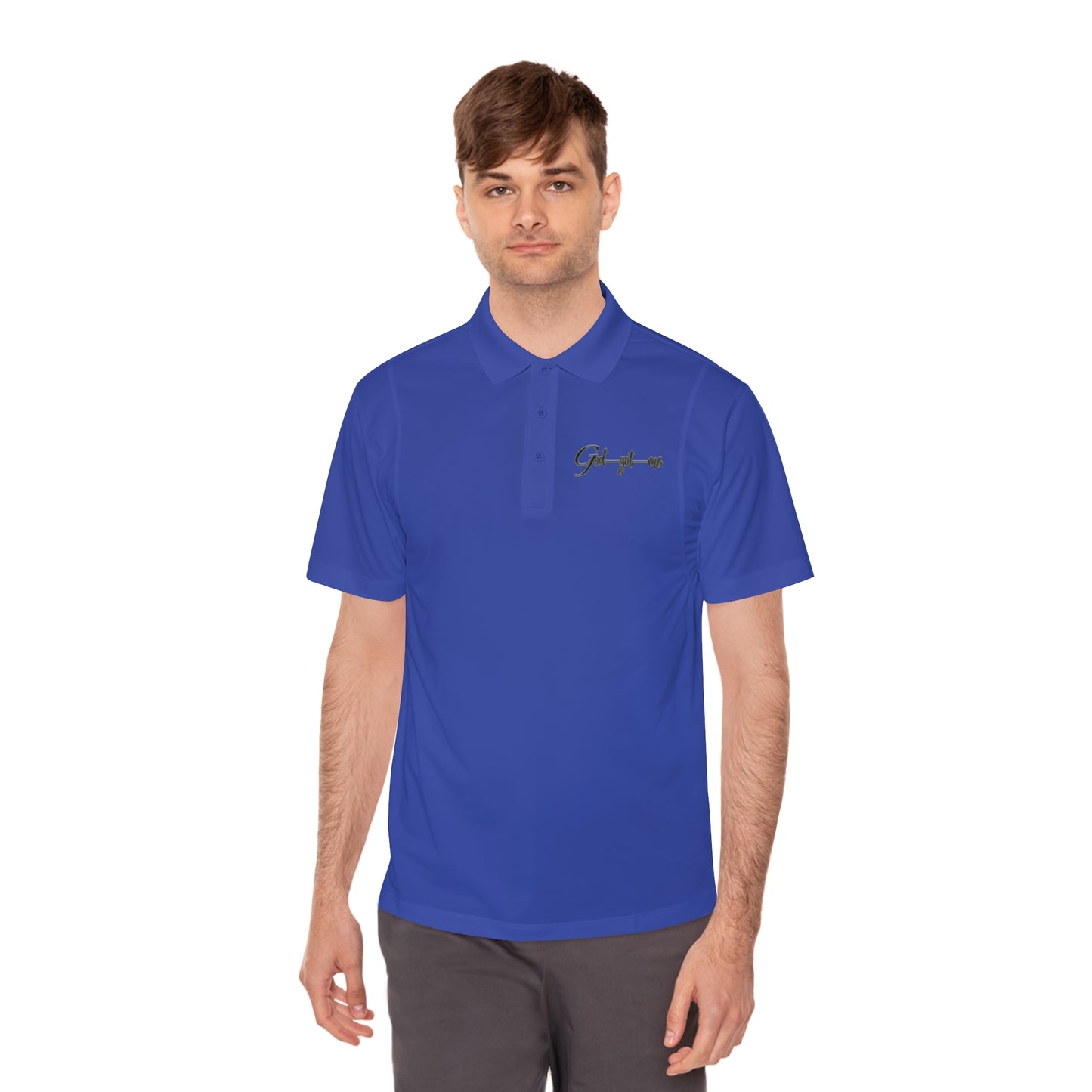 Men's God Got Me Sport Polo Shirt