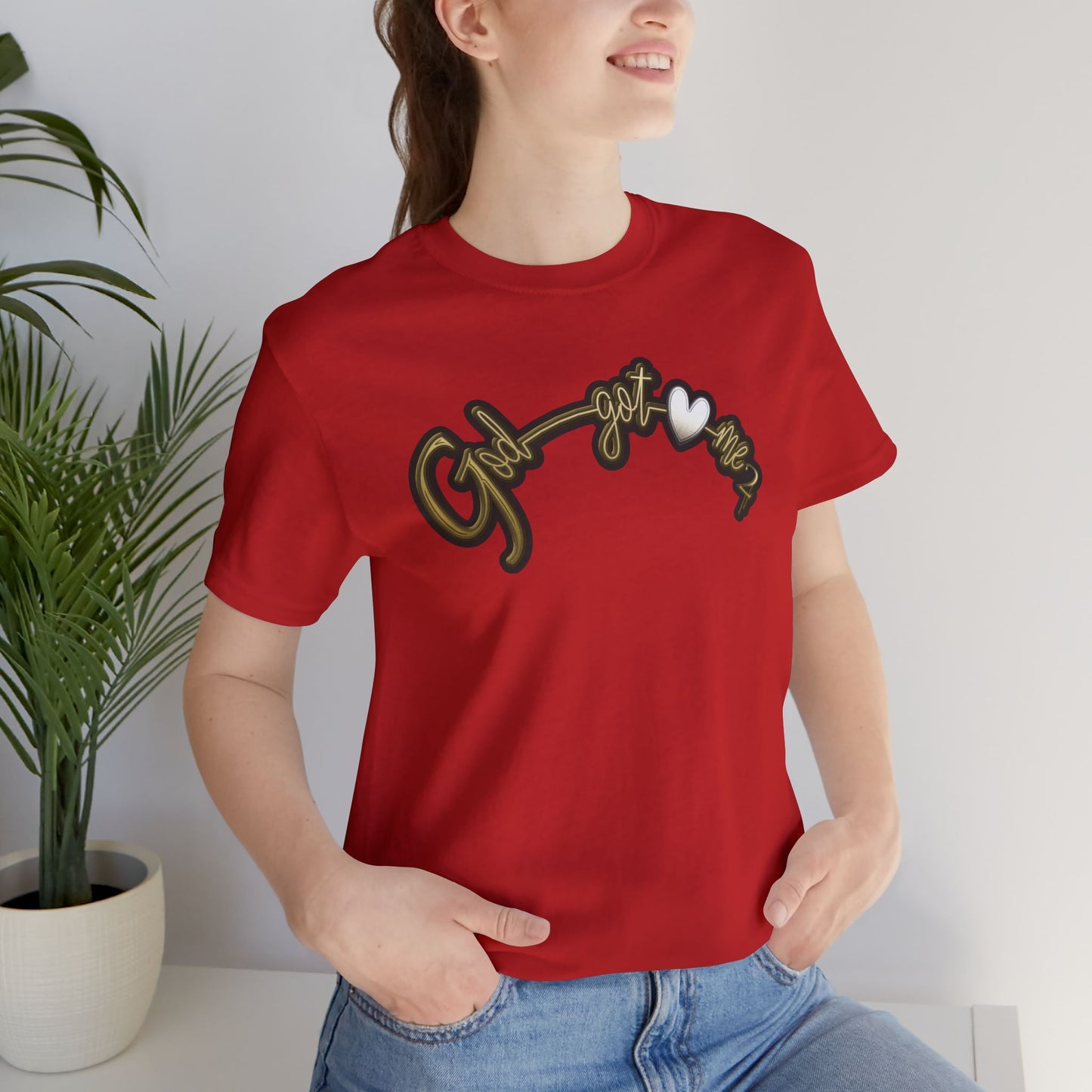 God Got Me2 Unisex Jersey T-Shirt with Classic Design