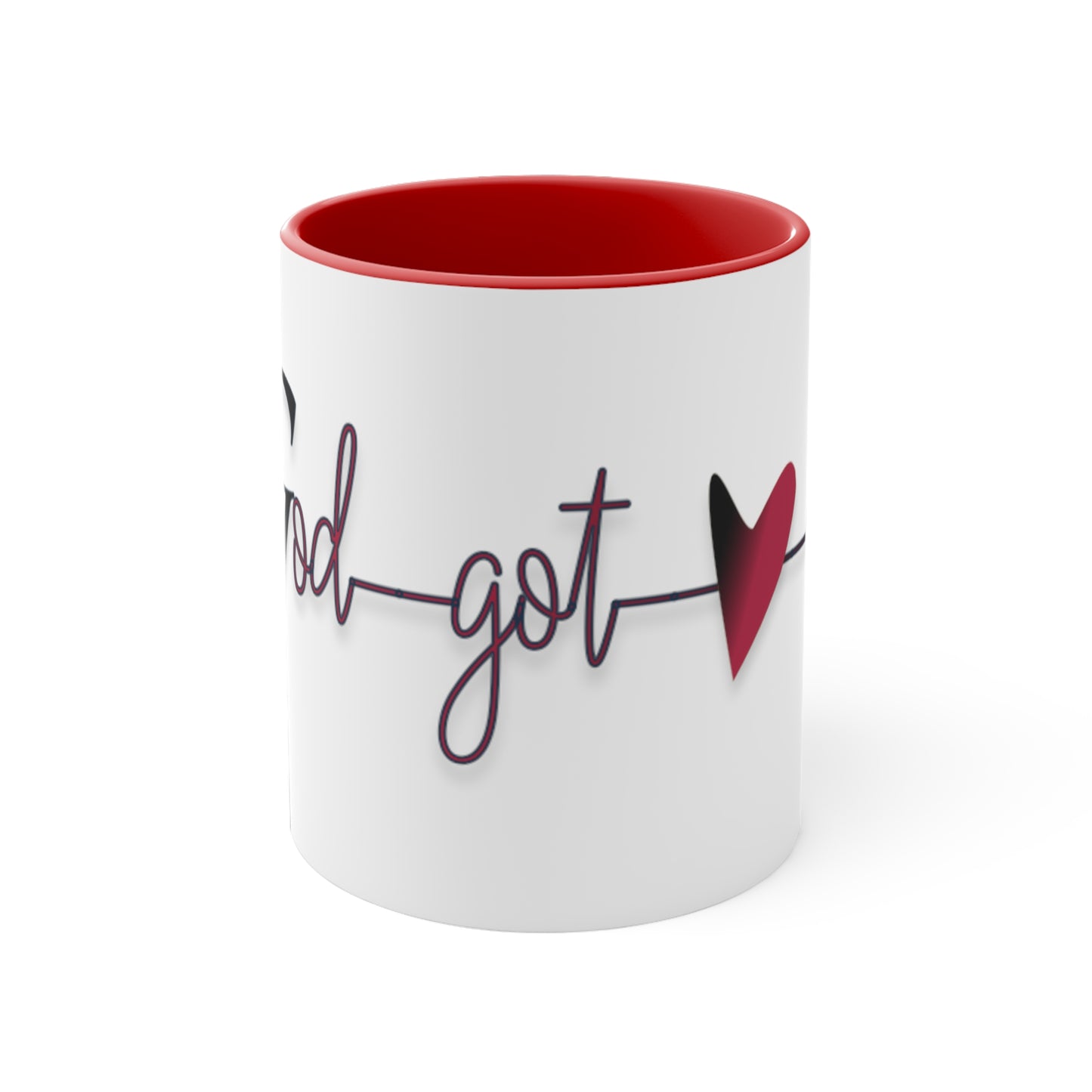 God Got Me Accent Coffee Mug, 11oz
