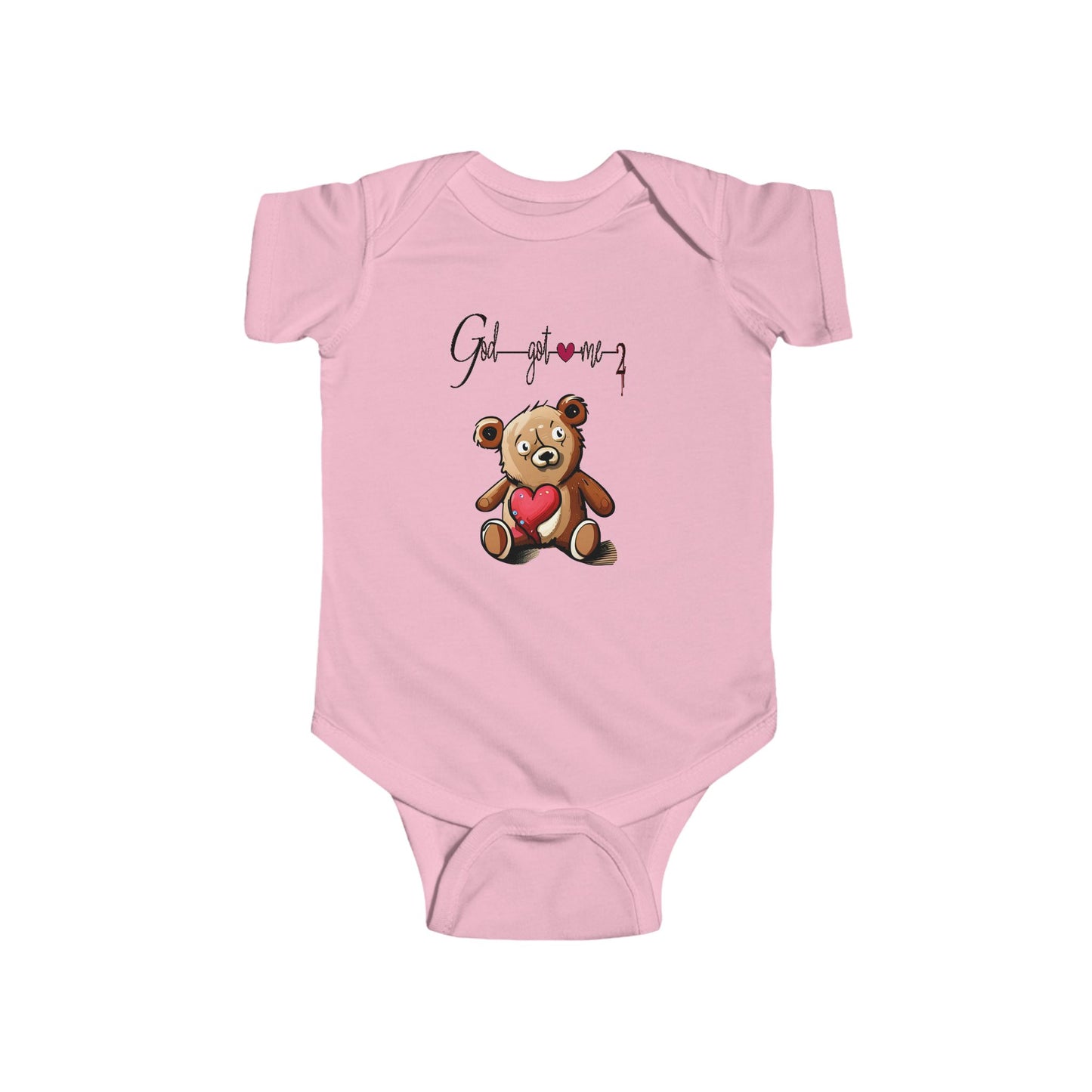 Cute Baby Bodysuit with Teddy Bear Design, Gift for New Parents, Infant Clothing, Baby Shower Gift, Adorable Baby Outfit