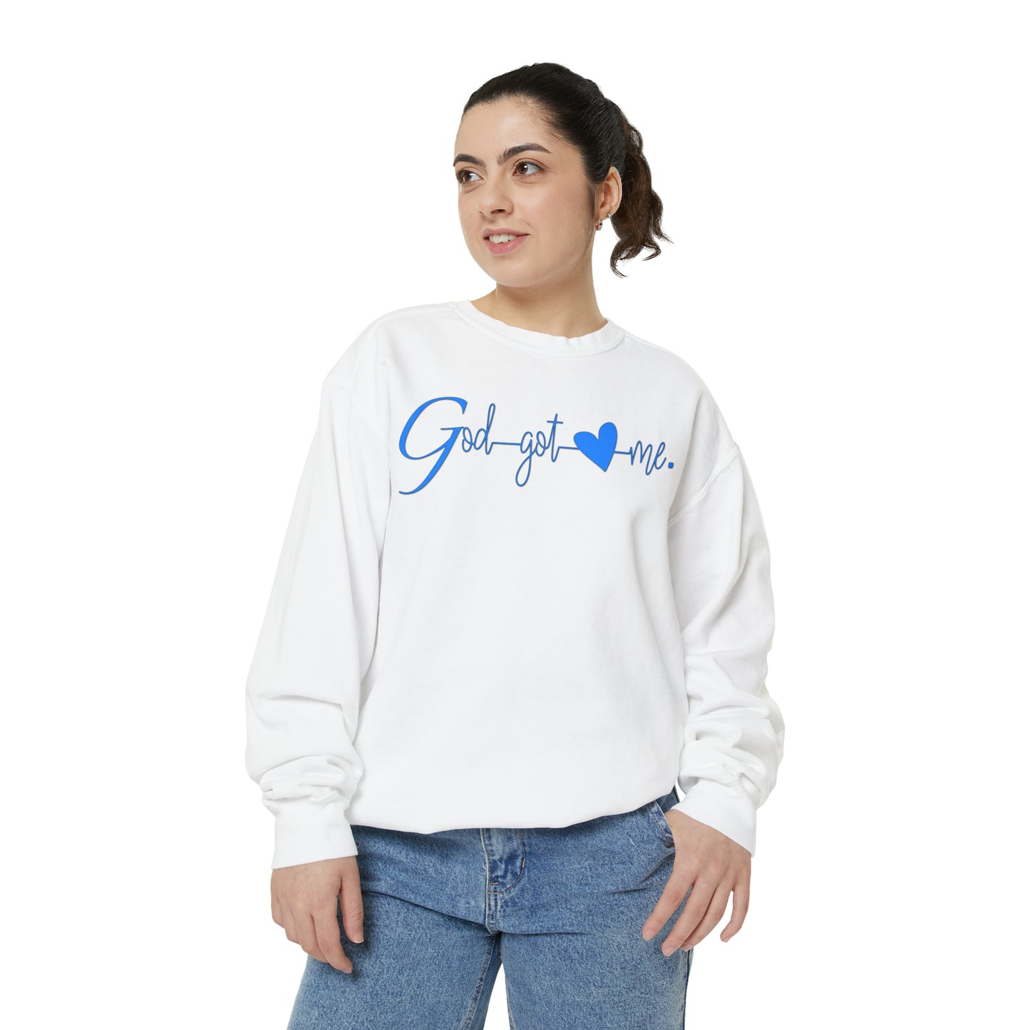 God Got Me Unisex Garment-Sweatshirt