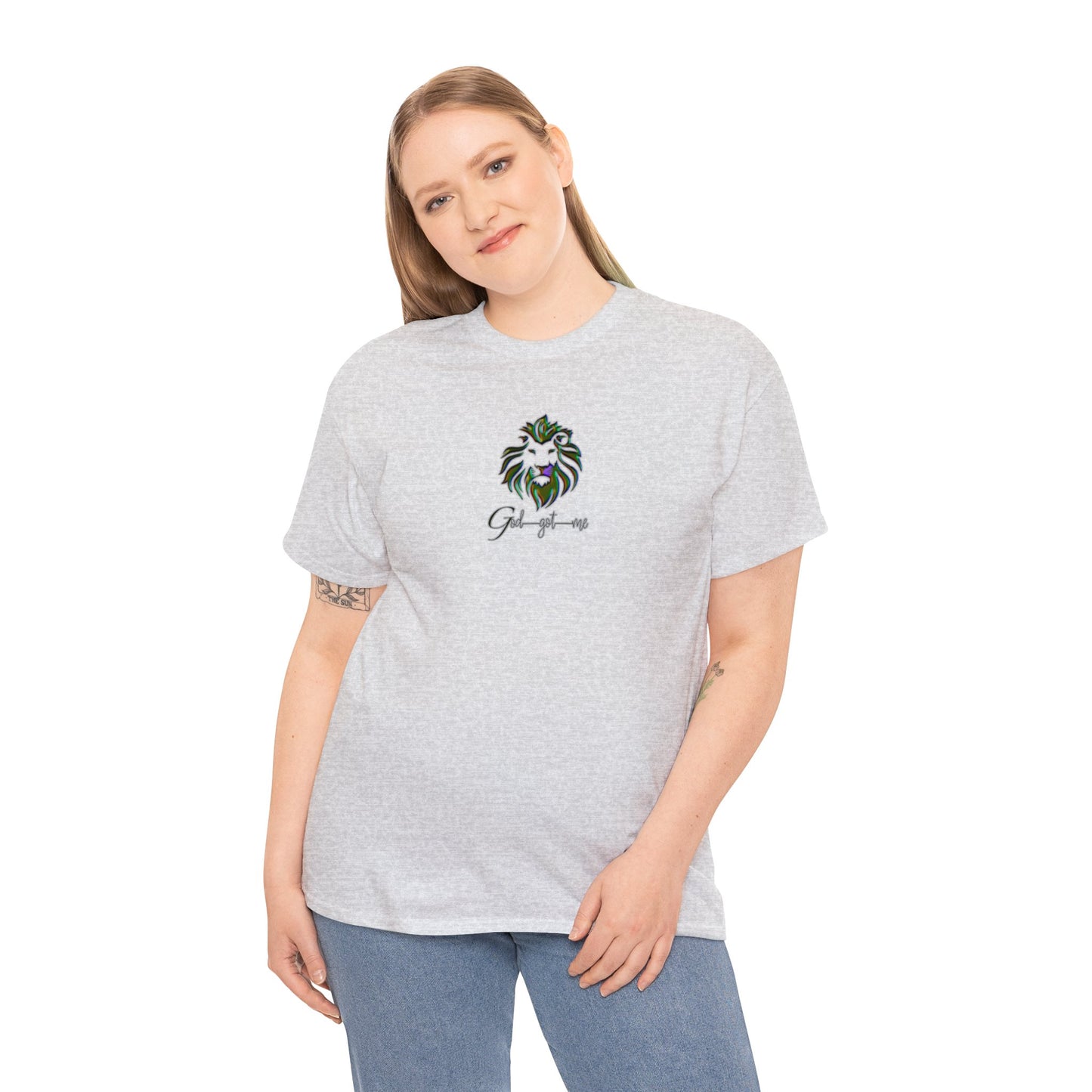 God Got Me Heavy Cotton T-shirt