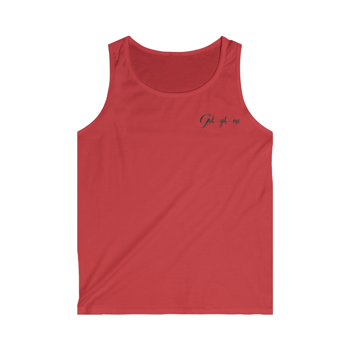 God Got Me Men's Softstyle Tank Top
