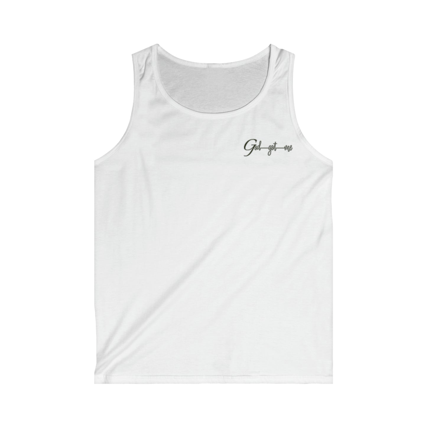 God Got Me Men's Softstyle Tank Top