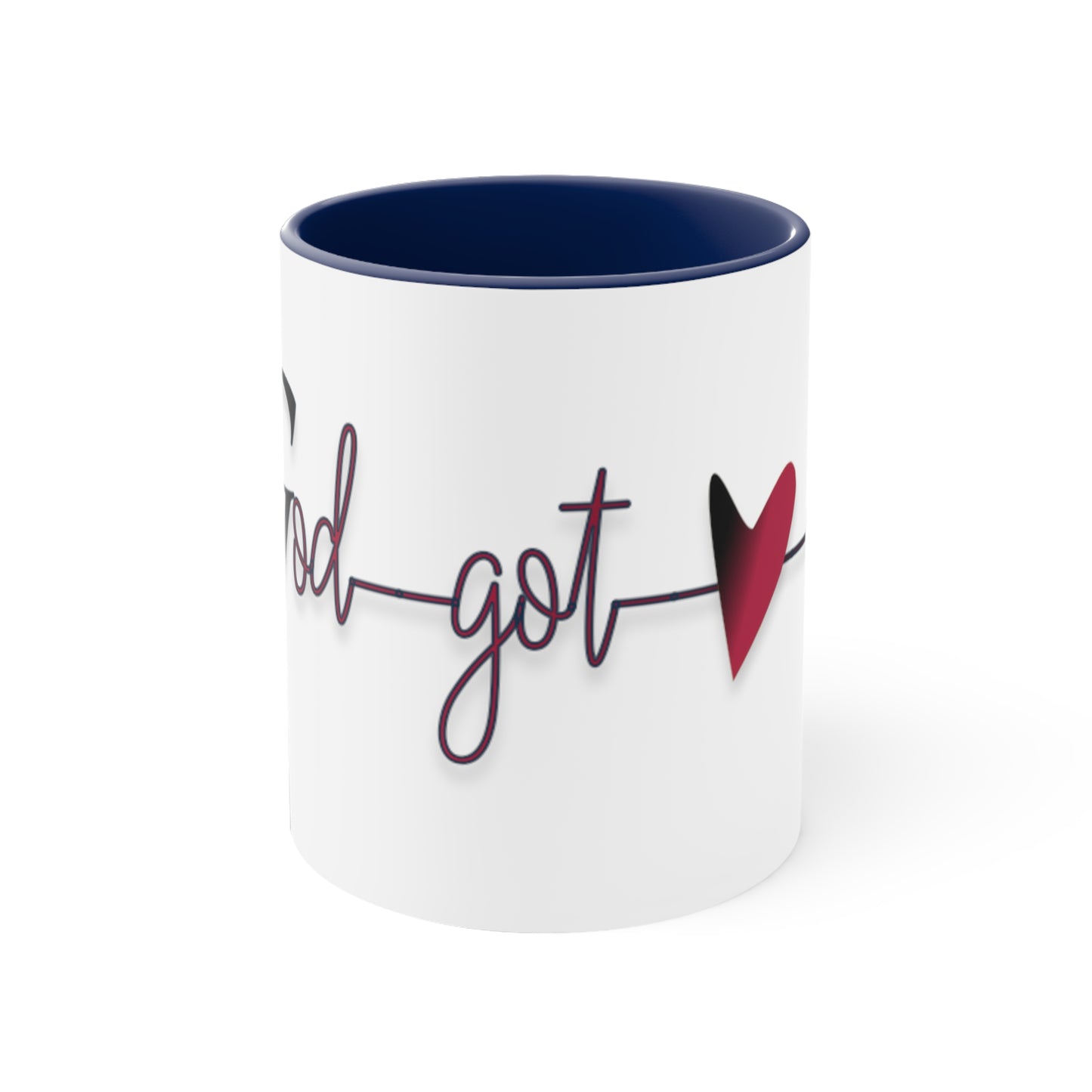 God Got Me Accent Coffee Mug, 11oz