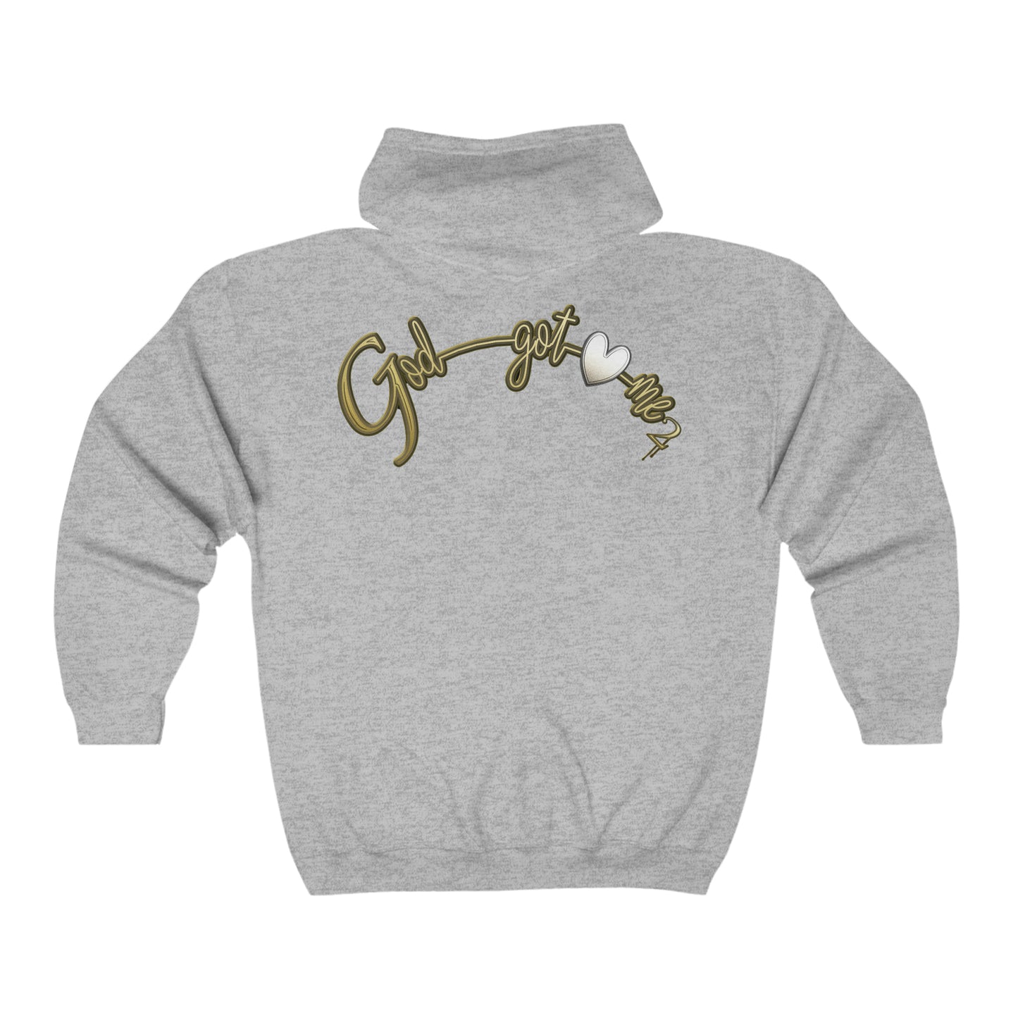 God Got Me2 Heavy Blend™ Full Zip Hooded Sweatshirt