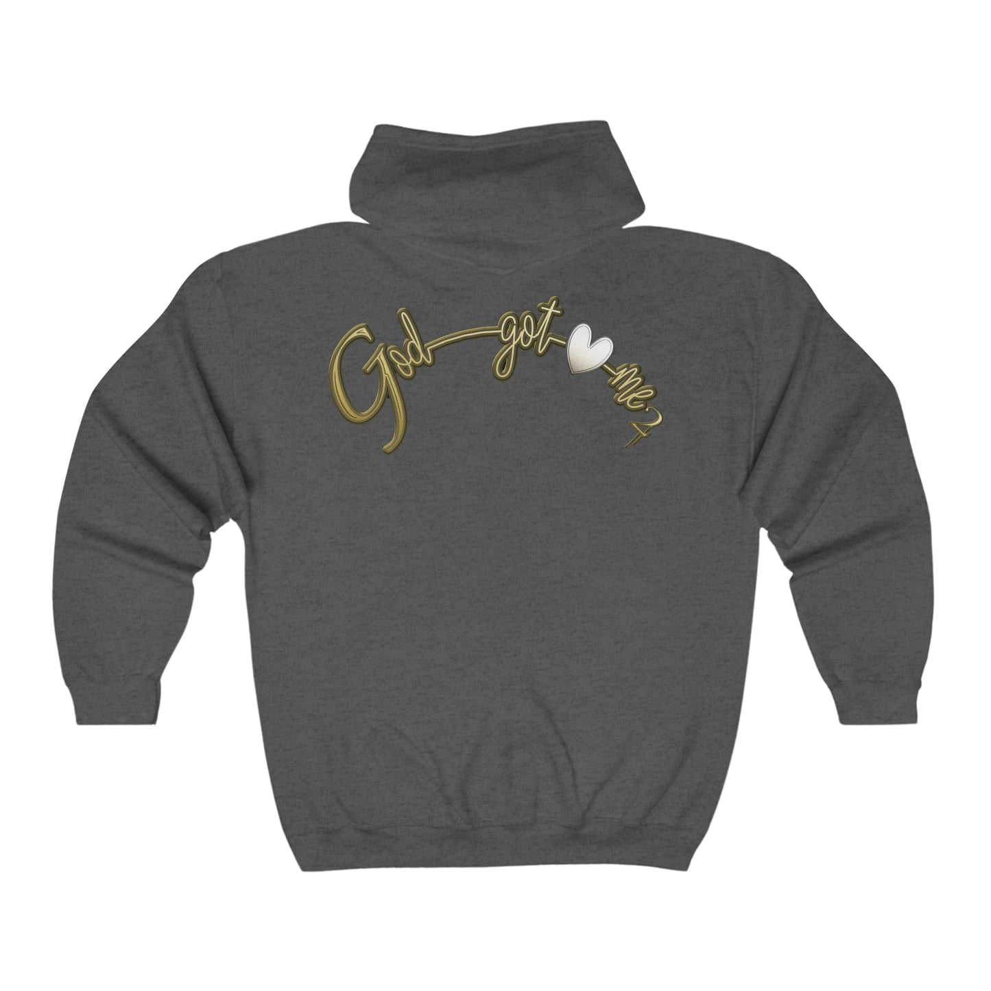 God Got Me2 Heavy Blend™ Full Zip Hooded Sweatshirt
