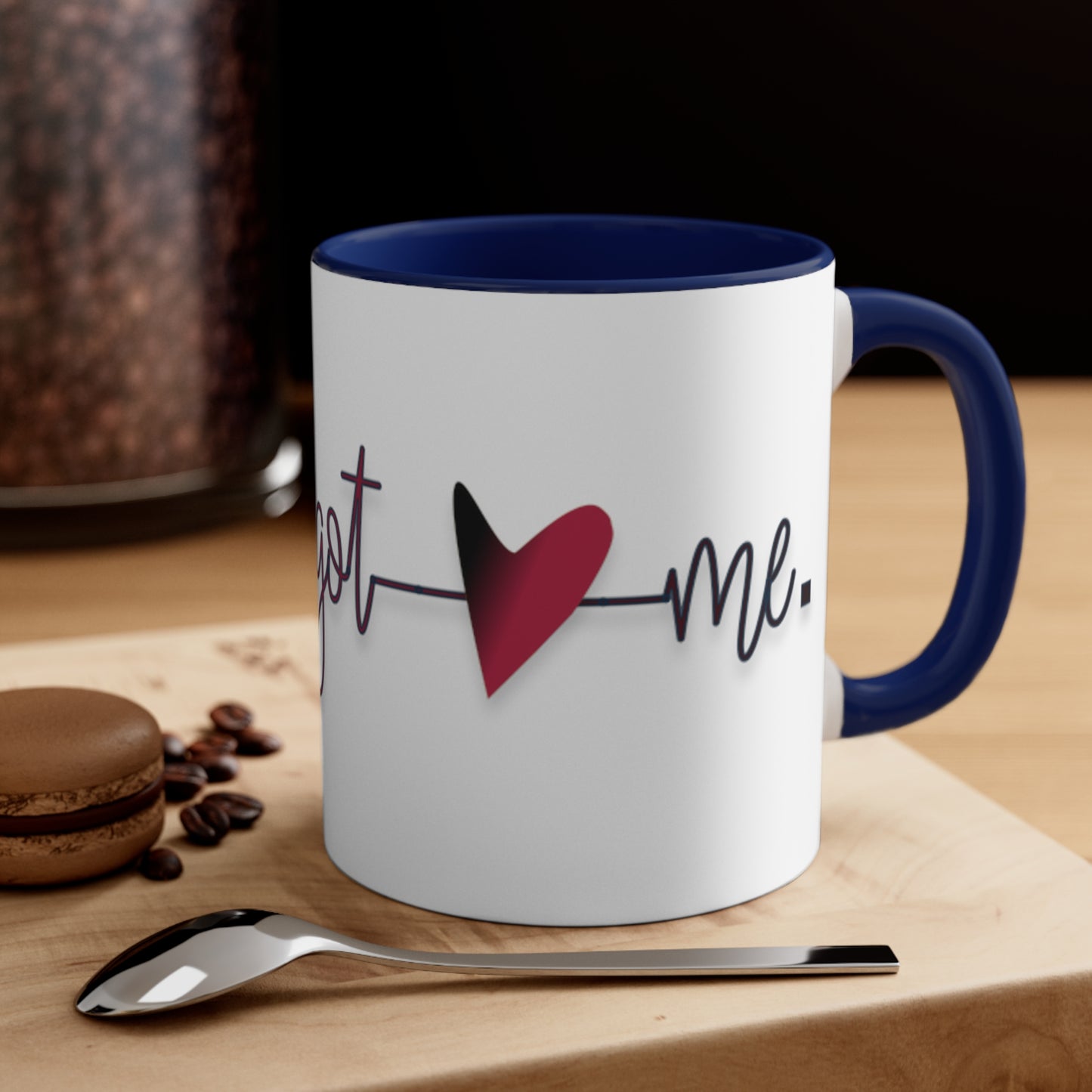 God Got Me Accent Coffee Mug, 11oz