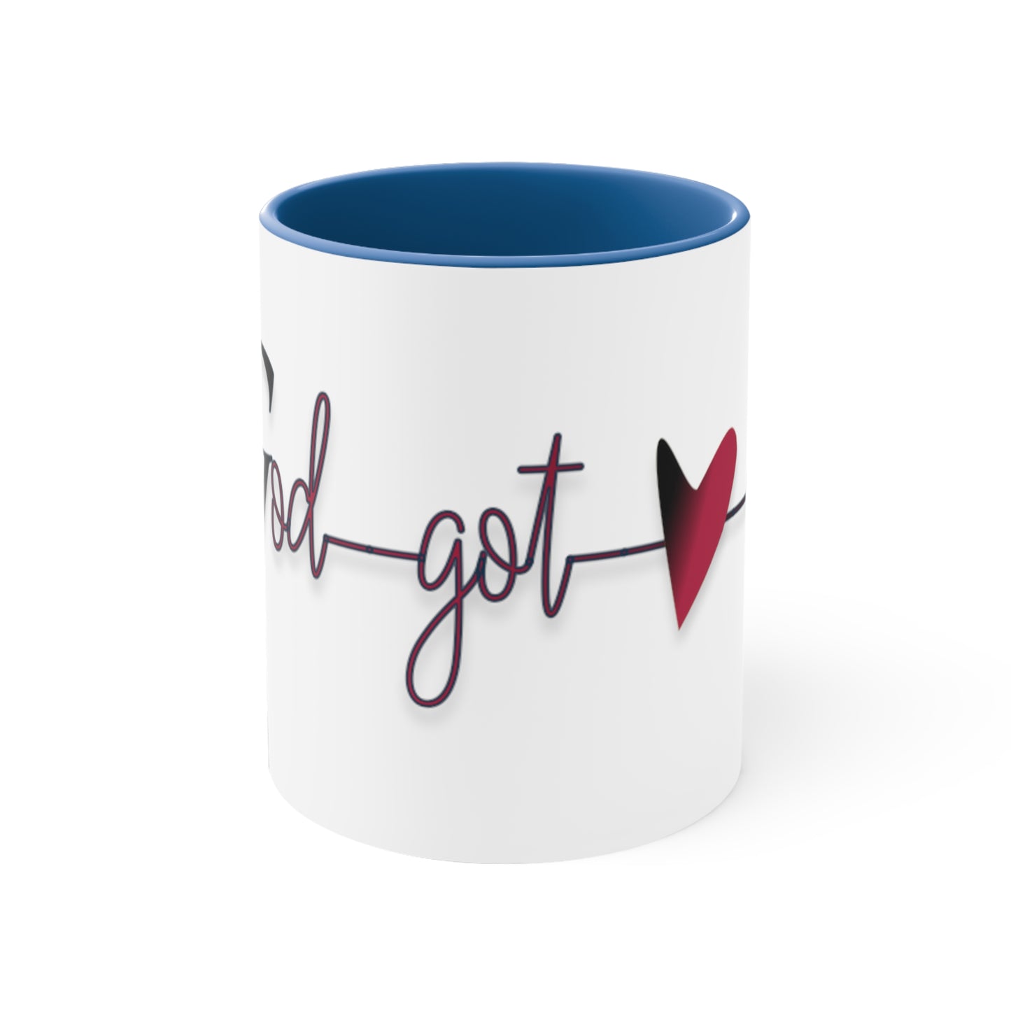 God Got Me Accent Coffee Mug, 11oz