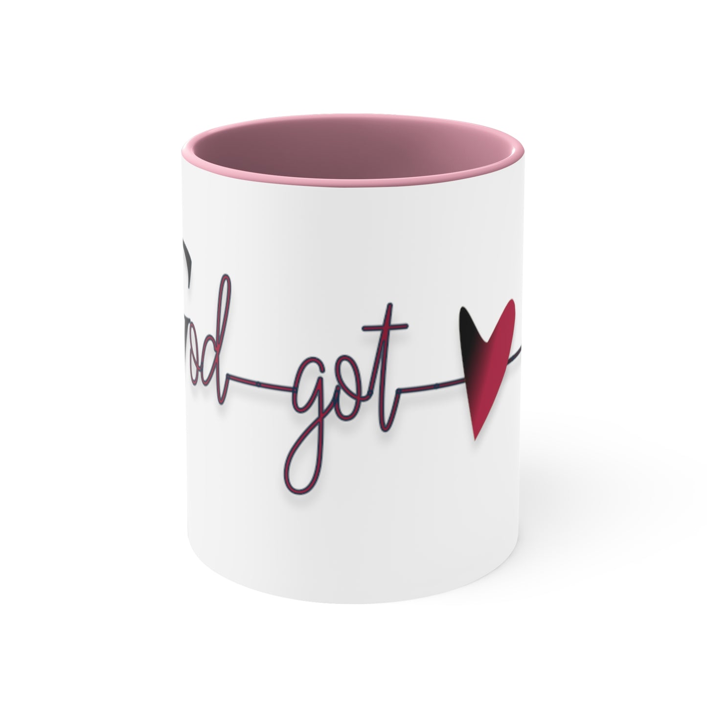 God Got Me Accent Coffee Mug, 11oz
