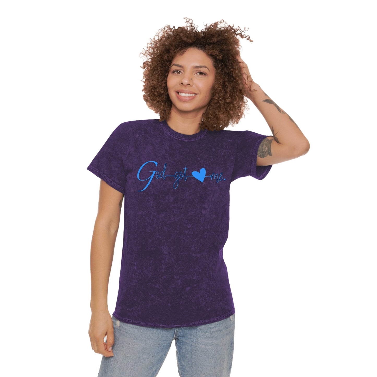 God Got Me Mineral Wash T-Shirt