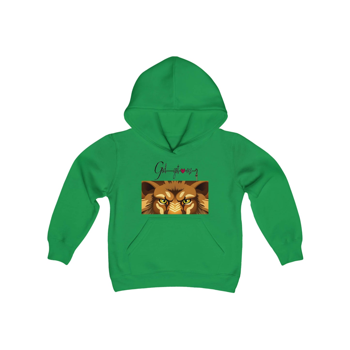 Youth Heavy Blend God got me Hooded Sweatshirt