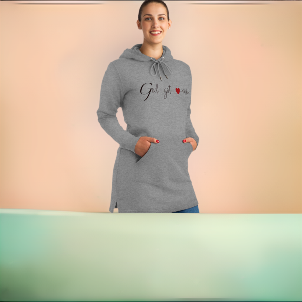 God Got Me Streeter Hoodie Dress