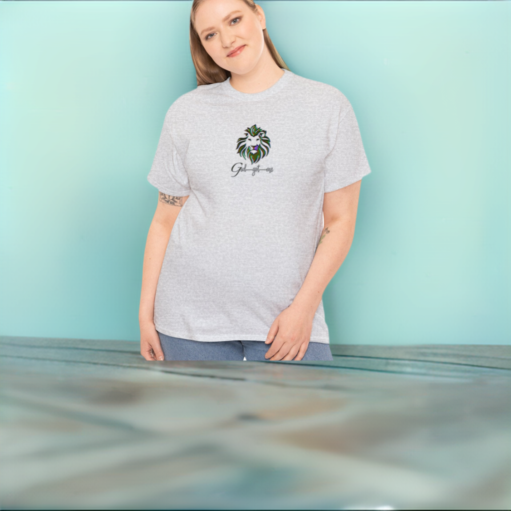 God Got Me Heavy Cotton T-shirt