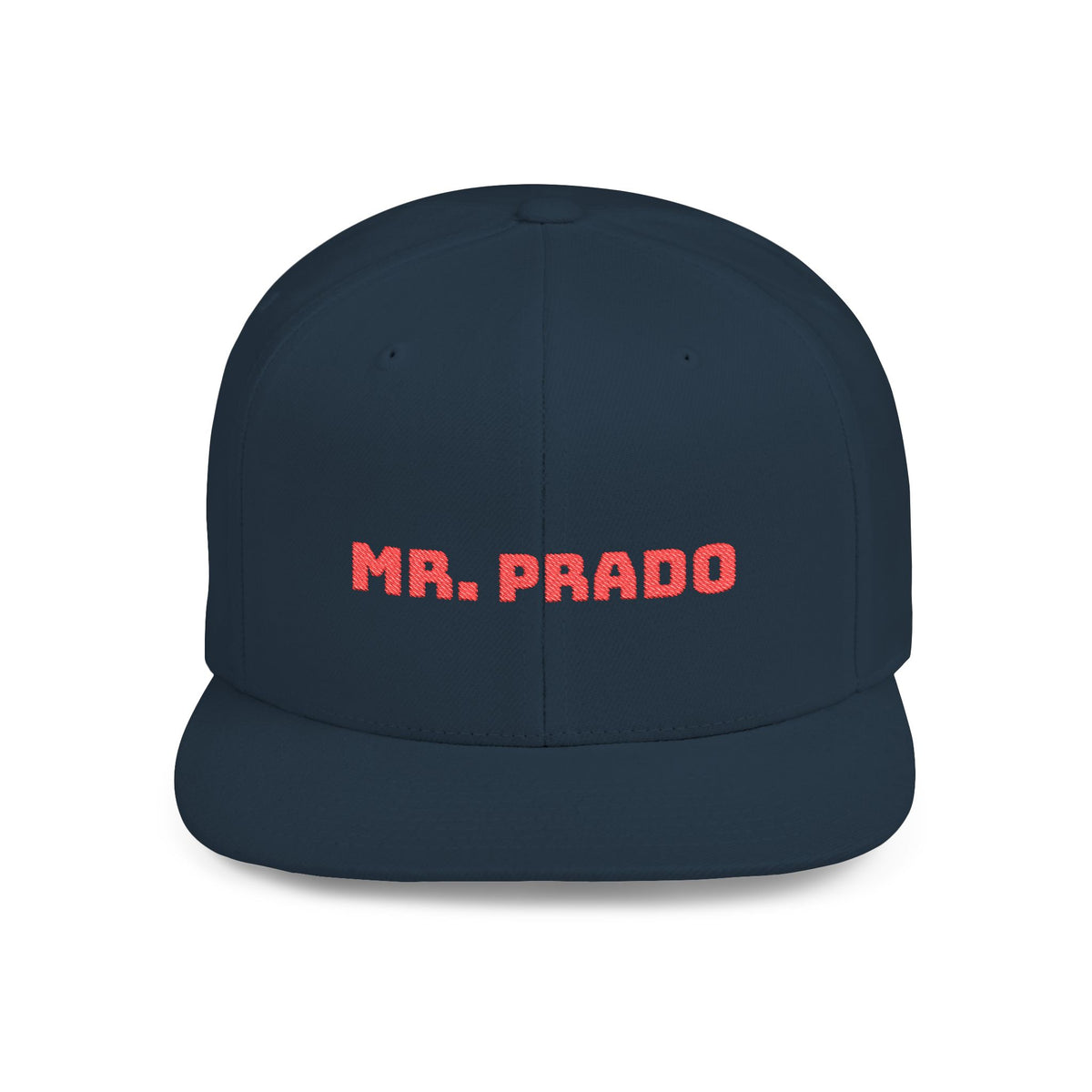 Mr. Prado Snapback Cap - Trendy Flat Bill Hat for Fashion Lovers, Street Style, Birthday Gift, Casual Wear, Outdoor Adventures