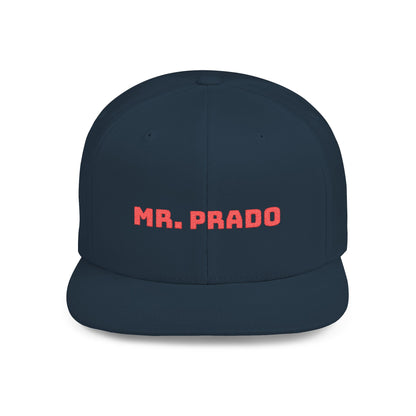 Mr. Prado Snapback Cap - Trendy Flat Bill Hat for Fashion Lovers, Street Style, Birthday Gift, Casual Wear, Outdoor Adventures