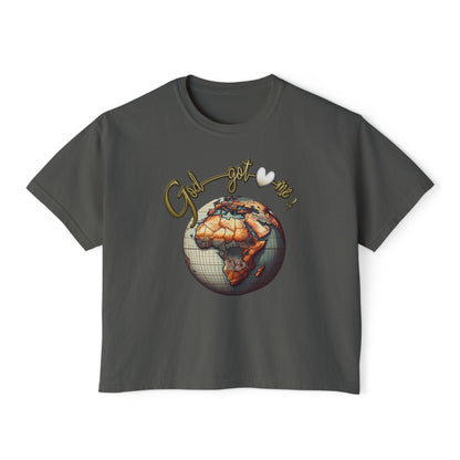 Boxy Tee - Godgotme2 Globe Design