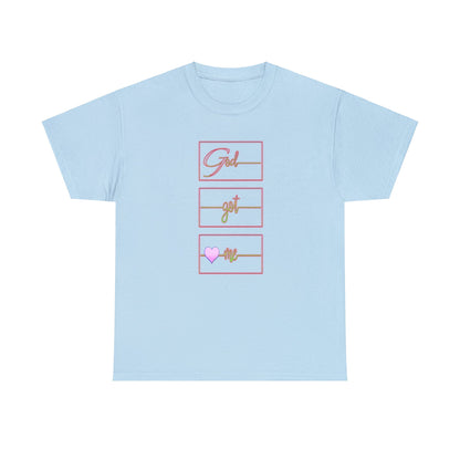 God Got Me Heavy Cotton T-shirt